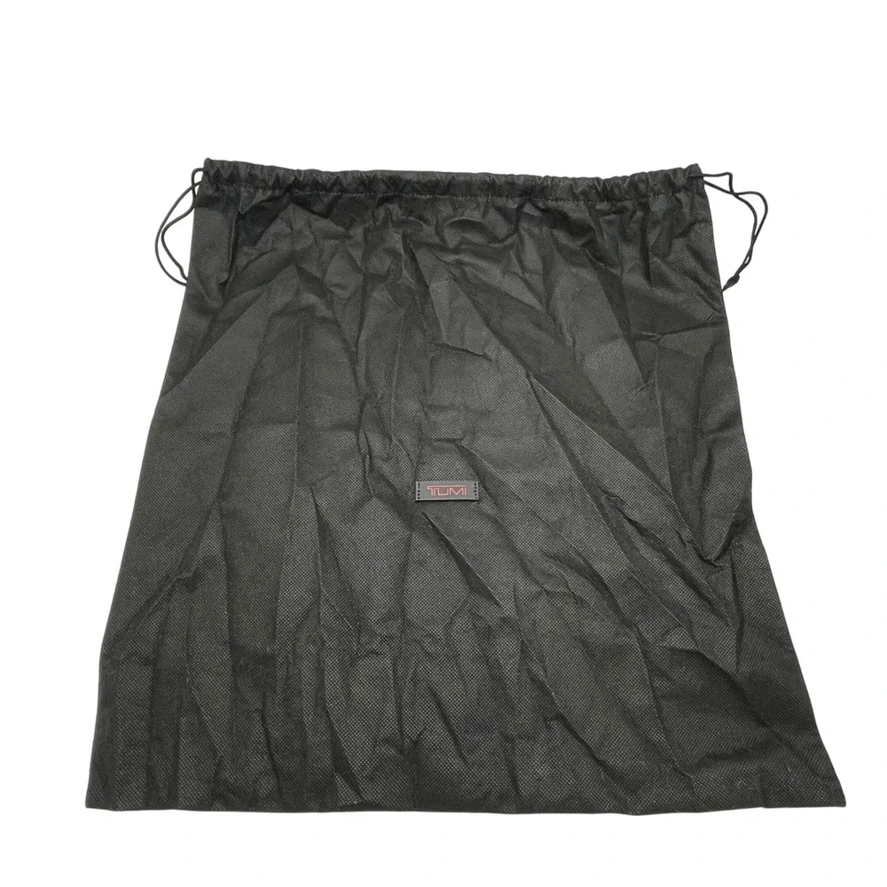 TUMI Black Drawstring Dust Bag‎ Laundry Bag Red Logo